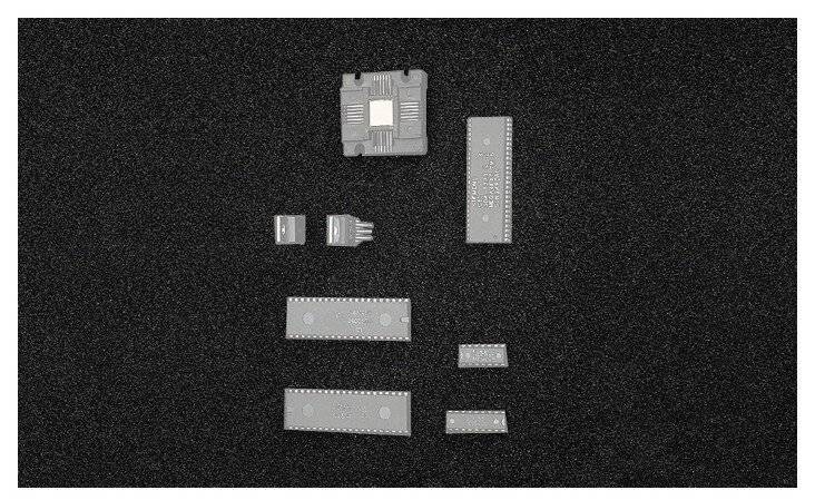 PE Schaumstoff für Lagerbehälter, hart, schwarz, 353x553x6 mm