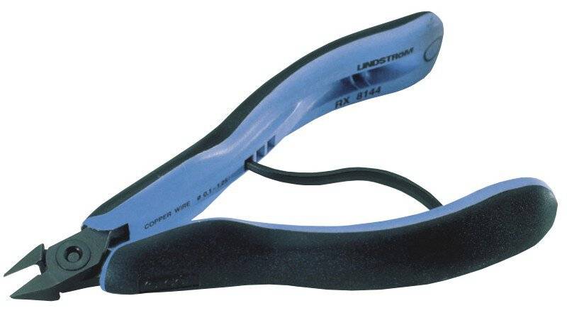 ESD Seitenschneider, RX-Serie, spitze Backen, mit Wate, 0,2-1,25 mm