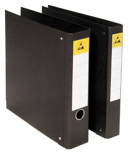 ESD Ringbuch DIN A4, schwarz, Rückenbreite 45 mm/4 Ring