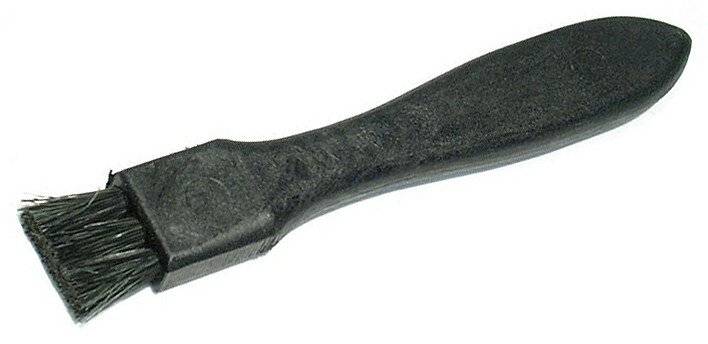 ESD Flachbürste hart, schwarze Naturborsten 19 mm, leitfähig