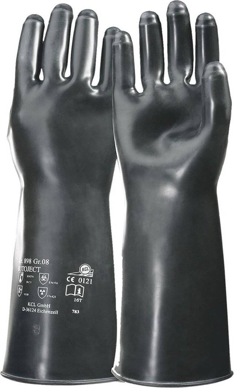 Butoject® Chemikalienschutzhandschuhe, schwarz, Größe 9