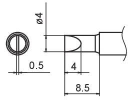 COMPOSIT Lötspitze Format 4D