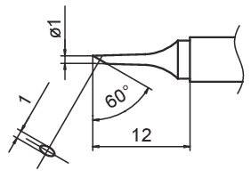 COMPOSIT Lötspitze Format 1C