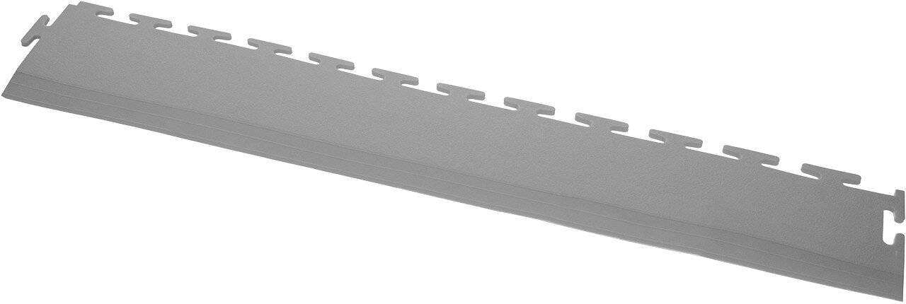 PVC Bodenrampe, T-Lock, grau, 500 x 90 x 5 mm, 1 Stück