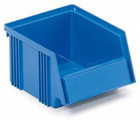 Sichtlagerkasten, 300 x 186 x 156 mm, blau