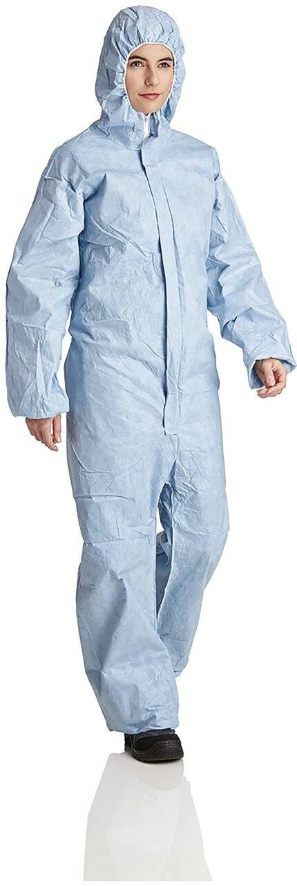 Pyrolon® XT-Schutzoverall, blau-grau, Größe XXL