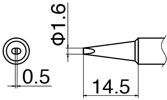 Lötspitze Format 1.6D