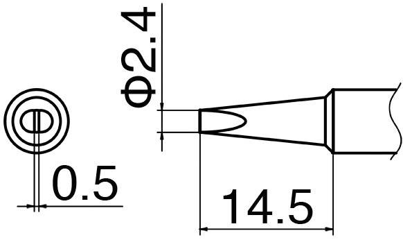 Lötspitze Format 2.4D