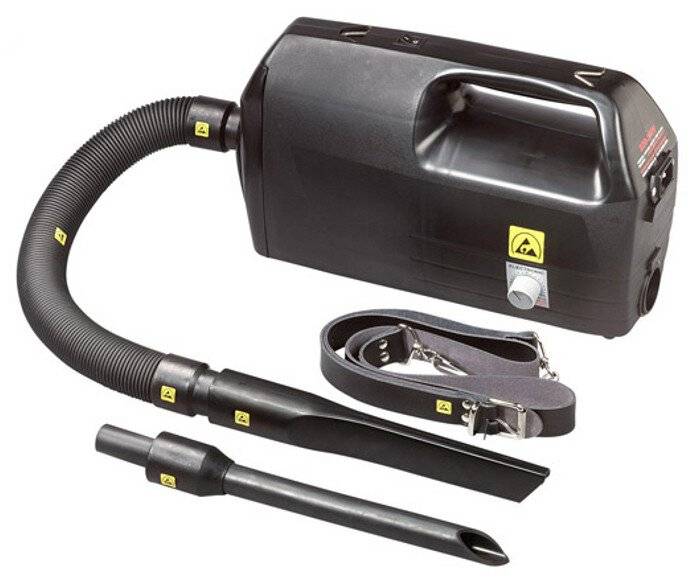 ESD Staubsauger mit HEPA Filter, 880 Watt, 1,2 Liter, stufenlos regelbar