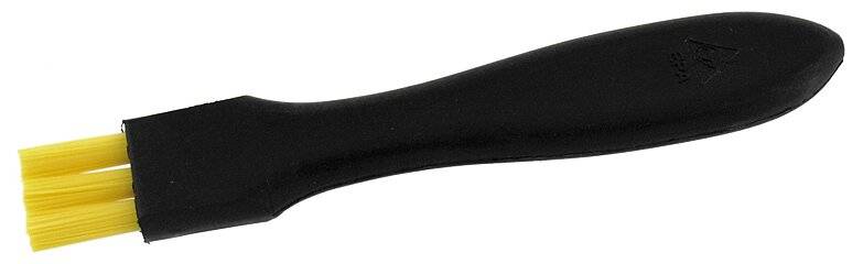 ESD Flachbürste hart, gelbe Nylonborsten 25 mm, ableitfähig