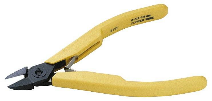 Seitenschneider, 80er Serie, ovale Backen, mit Wate, 0,3-1,6 mm