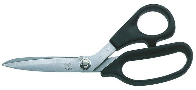 Schere aus Edelstahl, ergonomische Griffe, 220 mm