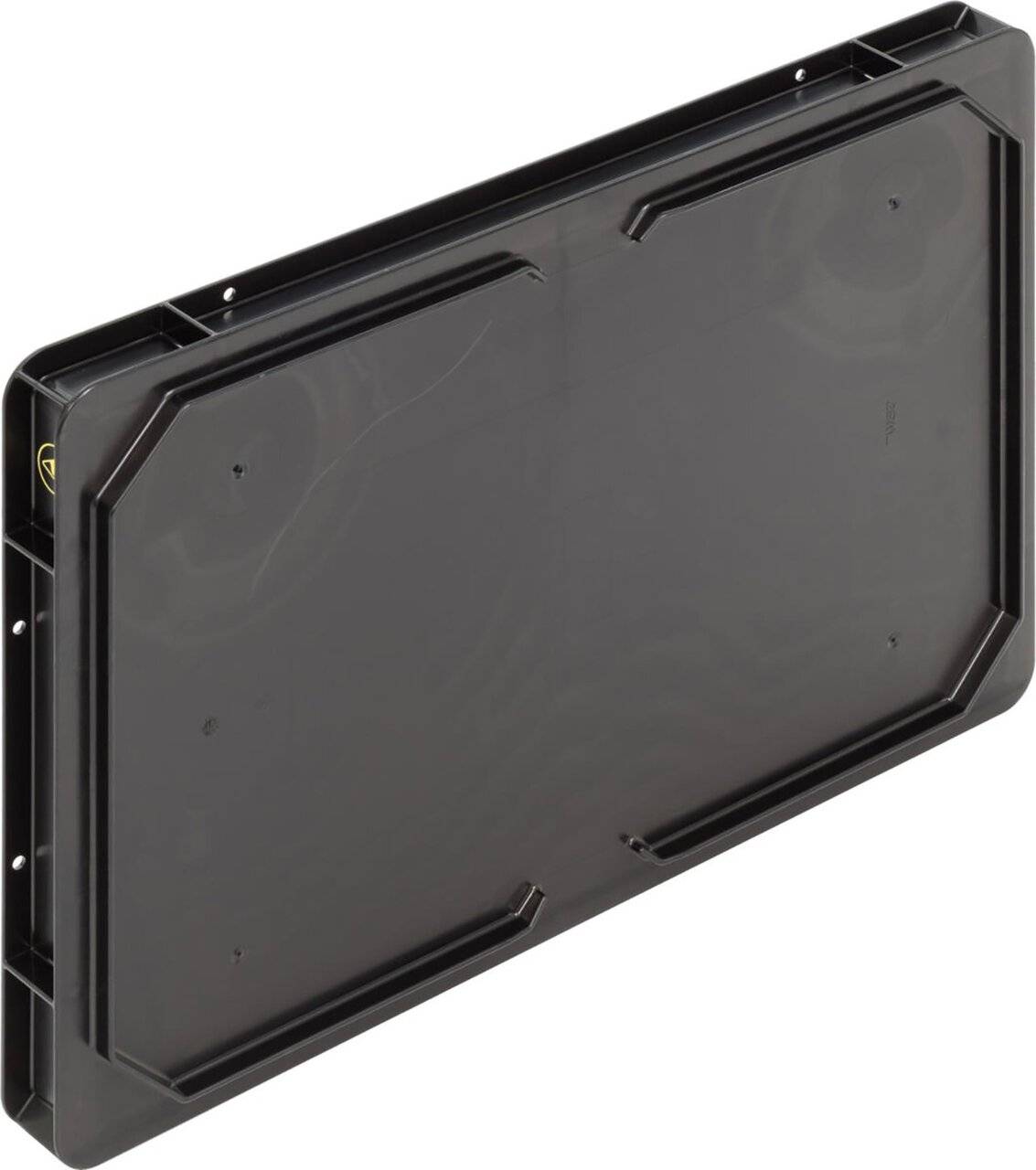 ESD Behälter BL, Griffleisten, schwarz, 600 x 400 x 56 mm
