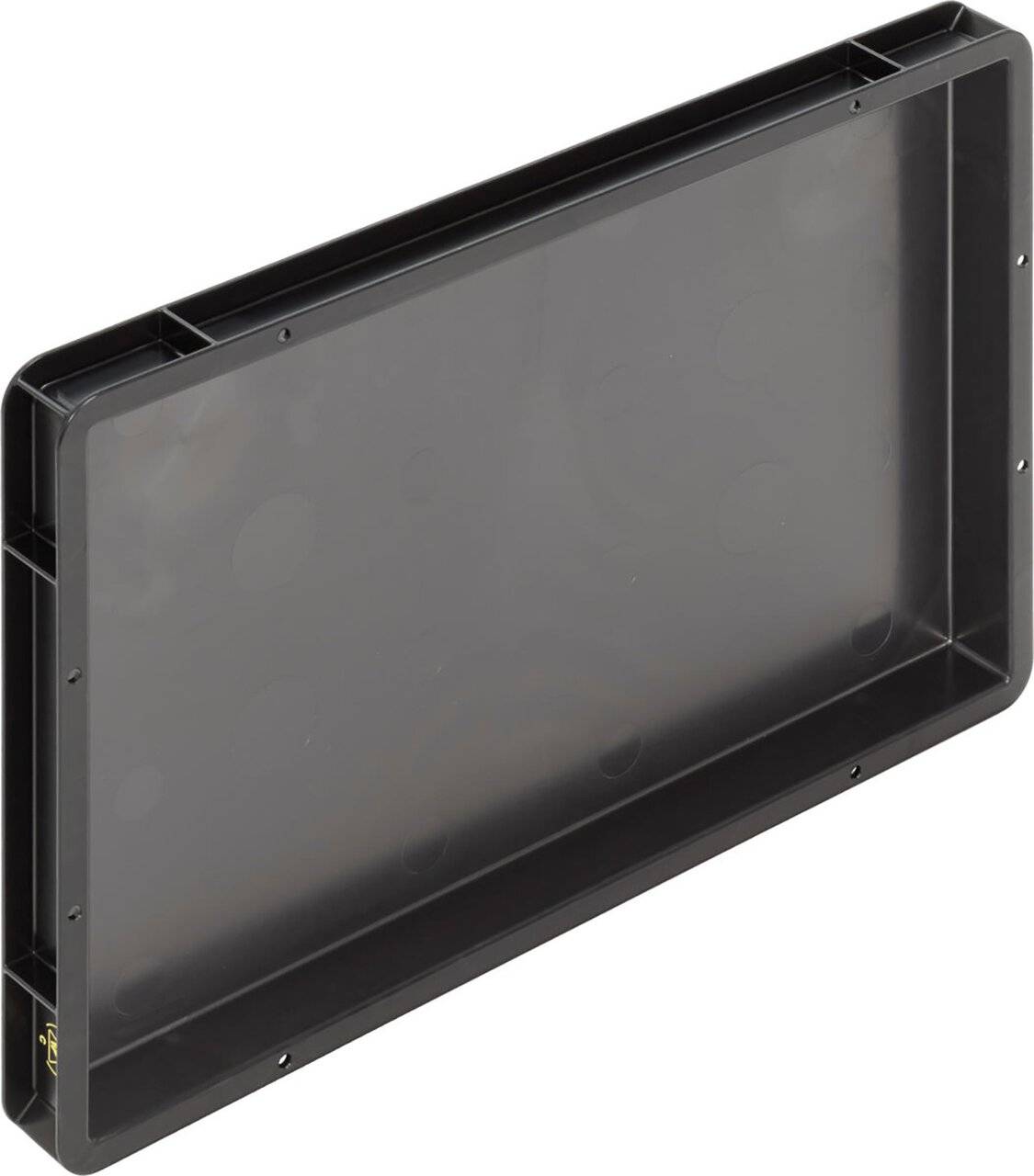 ESD Behälter BL, Griffleisten, schwarz, 600 x 400 x 56 mm