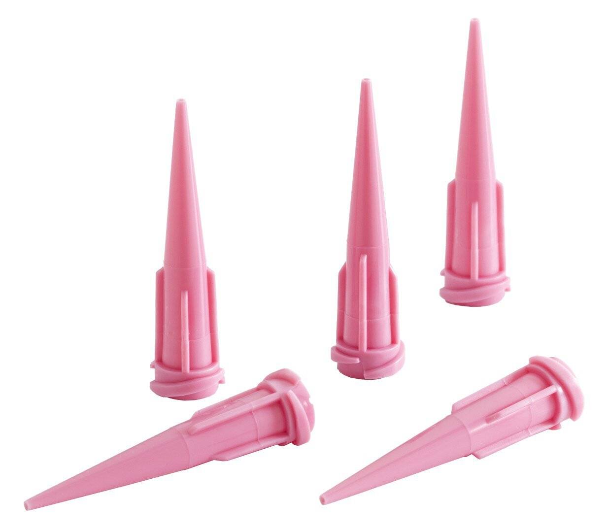 Dosiernadel, lichtdicht / starr, Gauge 20, pink, konisch