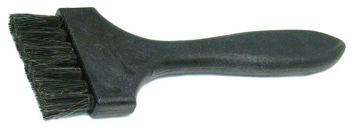 ESD Flachbürste hart, schwarze Naturborsten 50 mm, leitfähig