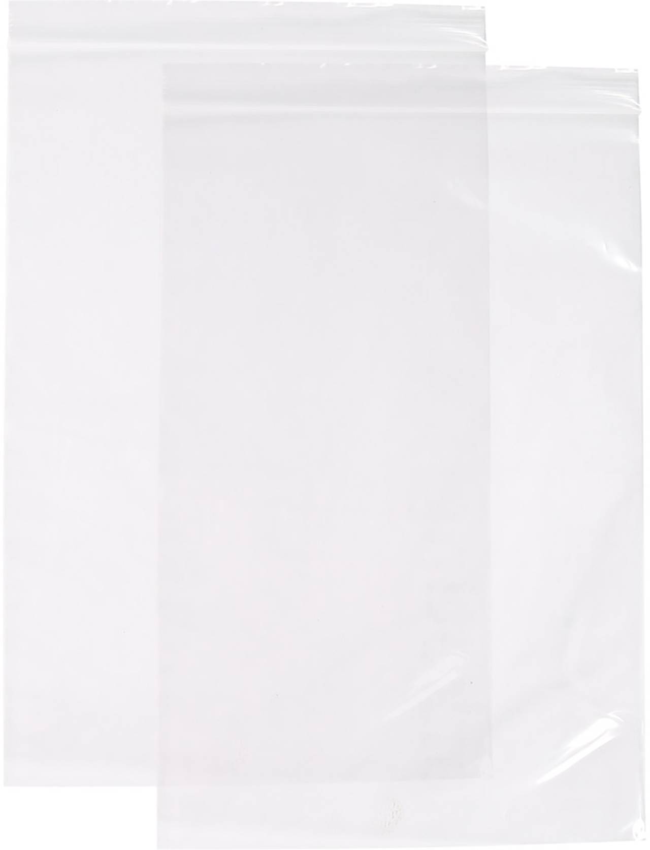 Druckverschlussbeutel, LDPE, 250 x 350 mm, ca. 50 my, transparent