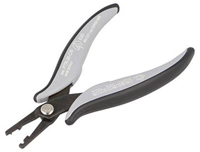 ESD Formzange, für C-Form, Restteil abgeschnitten