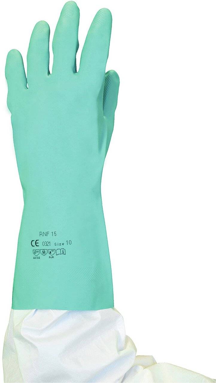 Chemikalienschutz-Nitril-Handschuh, grün, Größe 9