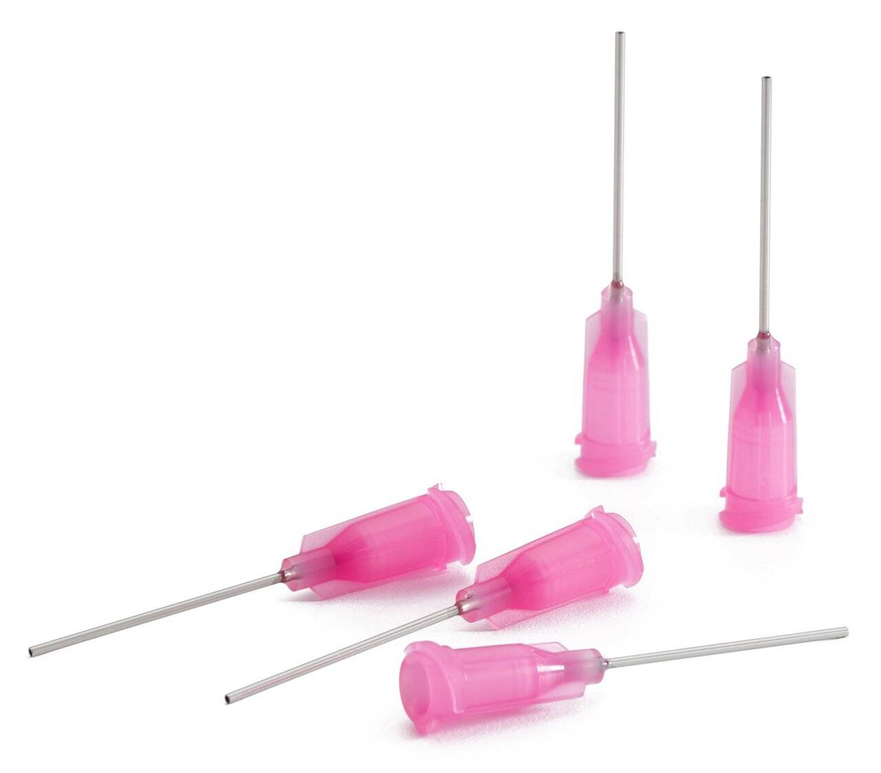 Dosiernadel 1", gerade, Gauge 20, pink, spitzenform gerade