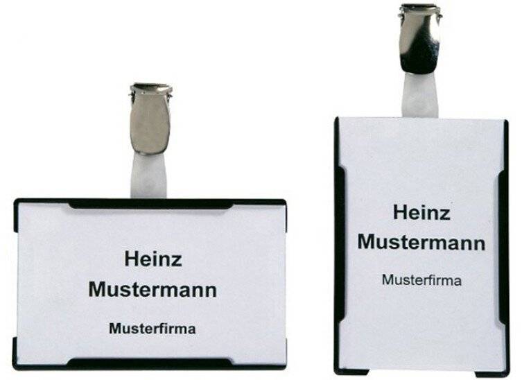 ESD Ausweistasche IDP-STAT, Clipverschluss, schwarz