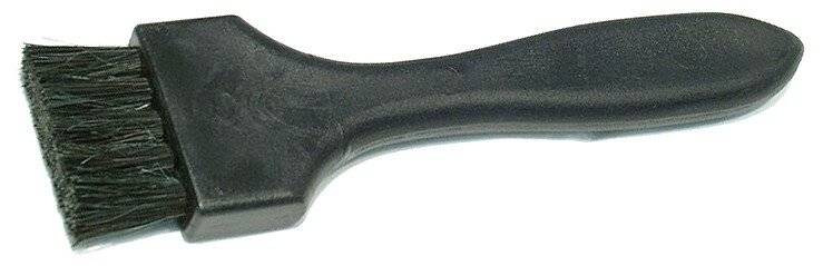 ESD Flachbürste hart, schwarze Naturborsten 38 mm, leitfähig