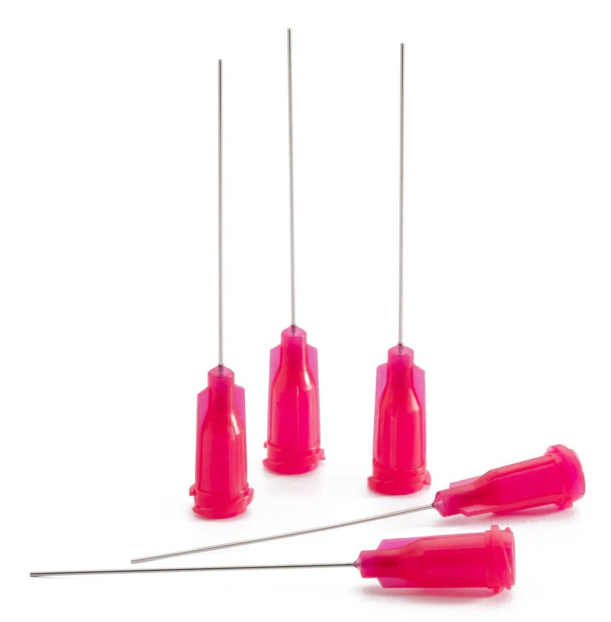 Dosiernadel 1,5", gerade, Gauge 25, rot, spitzenform gerade