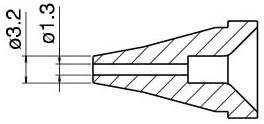 Entlötdüse Ø 1.3 mm, N60-03