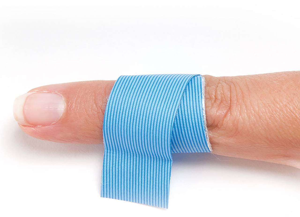 Fingerpflaster, PE beschichtet blau, detekt. 2 x 12cm, 100 Stück