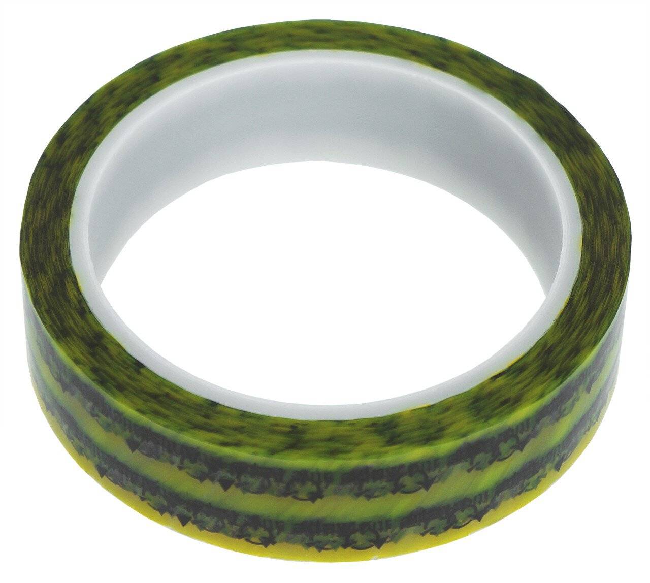 ESD-Klebeband mit ESD-Warnsymbol, transparent/gelb, 24mm, 36m