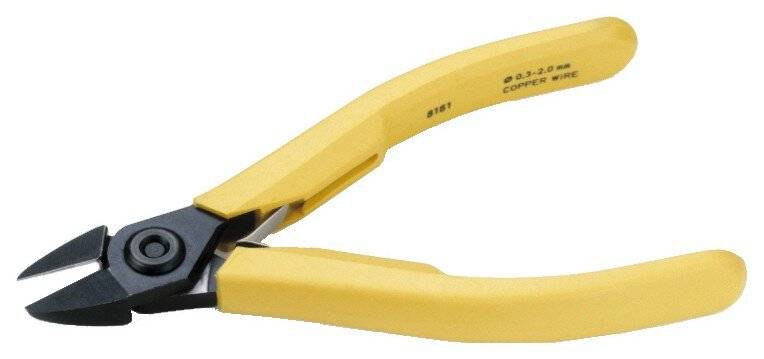 Seitenschneider, 80er Serie, ovale Backen, ohne Wate, 0,3-1,6 mm