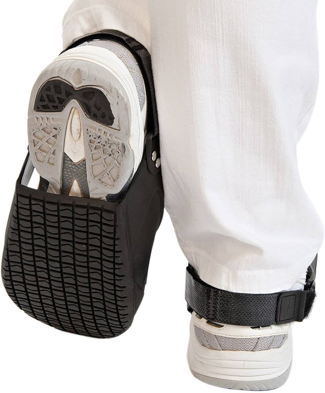 Überschuh mit Zehenschutzkappe schwarz-blau, Klettbandverschluss Version: 02 - Größe: 39 - 43