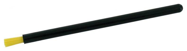 ESD Pinsel hart, gelbe Nylonborsten 6 mm, ableitfähig