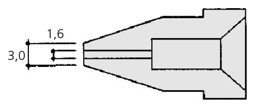 Entlötdüse Ø 1.6 mm, A 1007