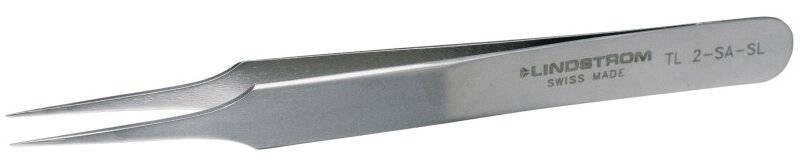 Hochpräzisions Pinzette, Sline, fein/stark, 120 mm