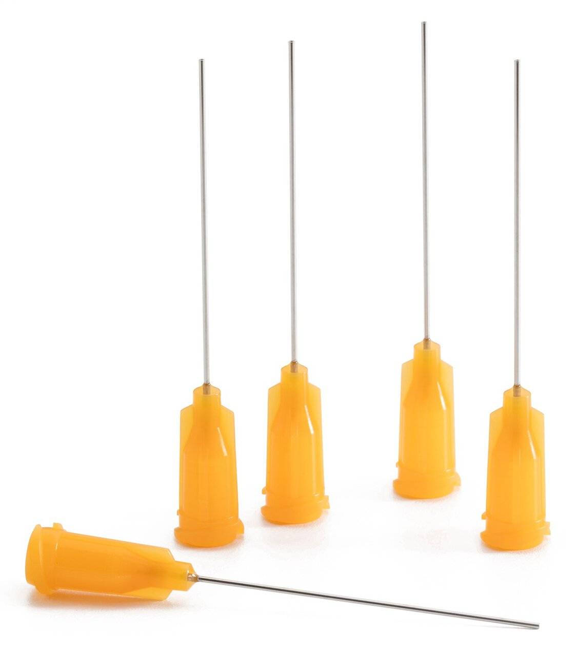 Dosiernadel 1,5", gerade, Gauge 23, orange, gerade