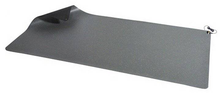 ESD Bodenmatte ECOSTAT-Mega 3.5 Kautschuk, grau, 2500 x 1220 x 3,5 mm