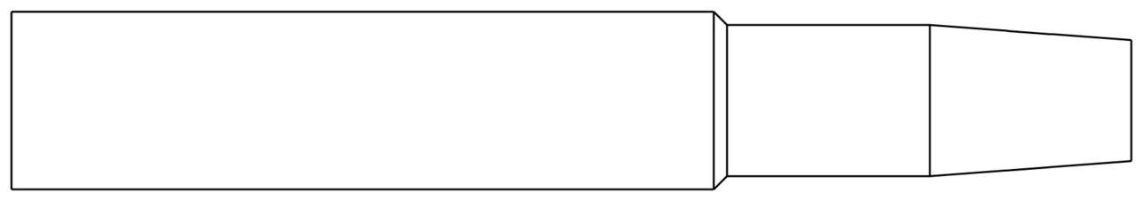 Lötspitze XNT-CS, meißelförmig gebogen 30°, 3,2 x 0,8 mm