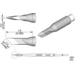 Lötspitze messerförmig, 2,5 x 0,3 mm, C210033 Lötspitze messerförmig, 2,5 x 0,3 mm, C210033