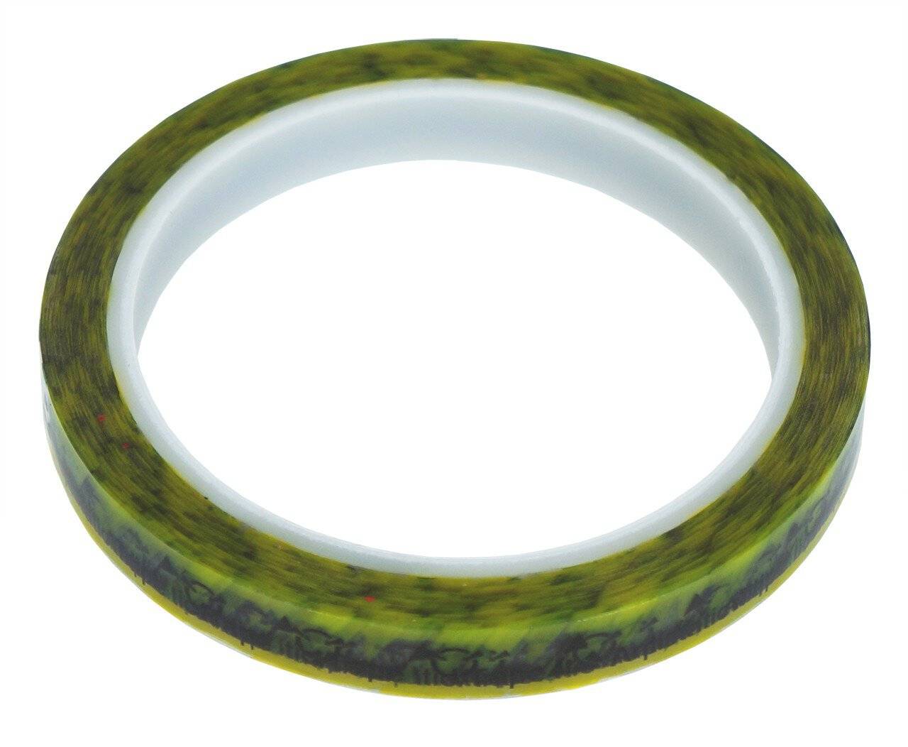 ESD-Klebeband mit ESD-Warnsymbol, transparent/gelb, 12mm, 36m