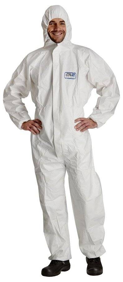 ProSafe2 Overall, antistatisch, mit Reißverschluss, weiß, Größe M