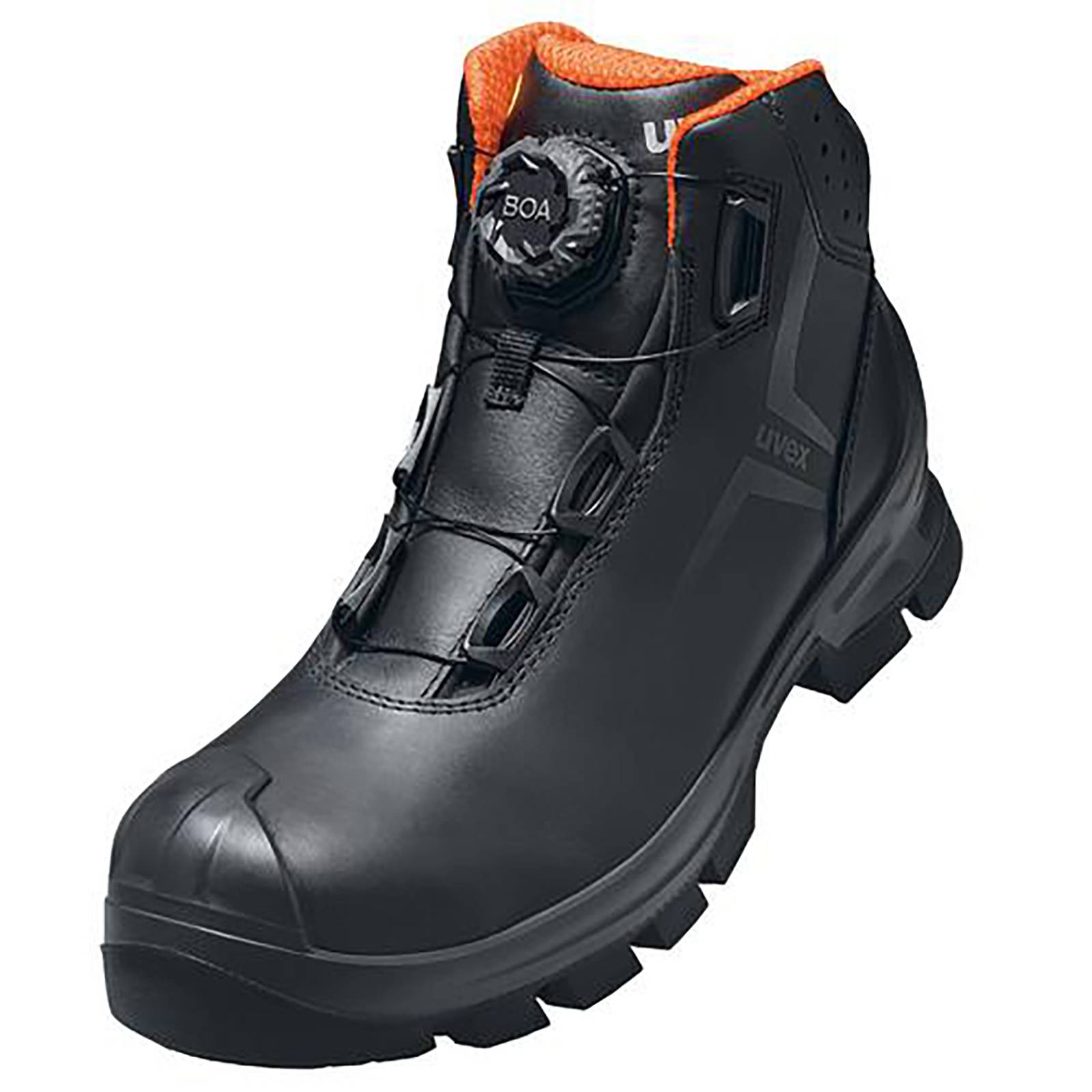 2 MACSOLE BOA 6532245 Sicherheitsstiefel S3 Schuhgroesse EU 45 Schwarz Orange 1