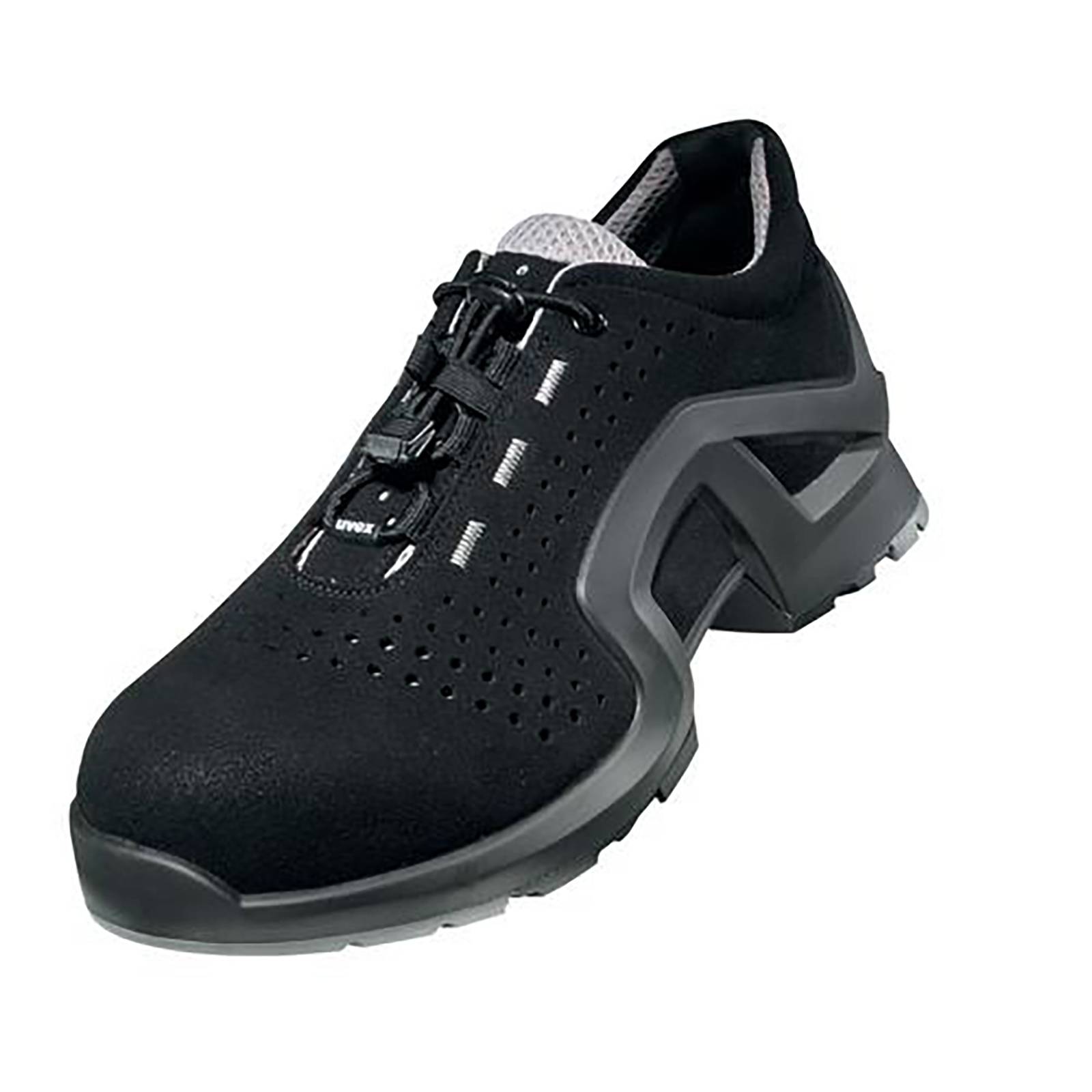 uvex 1 support Halbschuhe S1 schwarz, grau Weite 11 Gr. 45