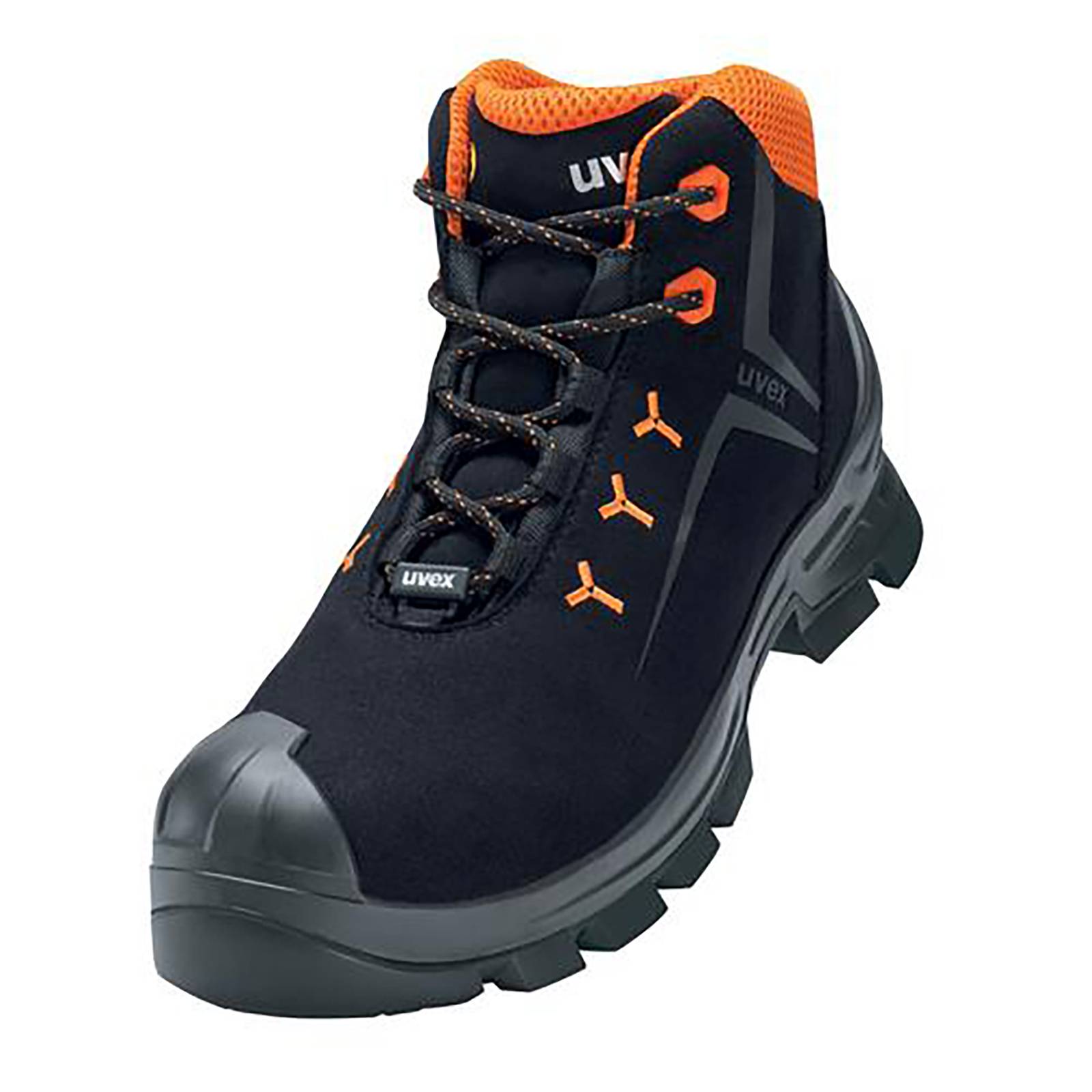 uvex 2 MACSOLE® Stiefel S3 schwarz, orange Weite 11 Gr. 47