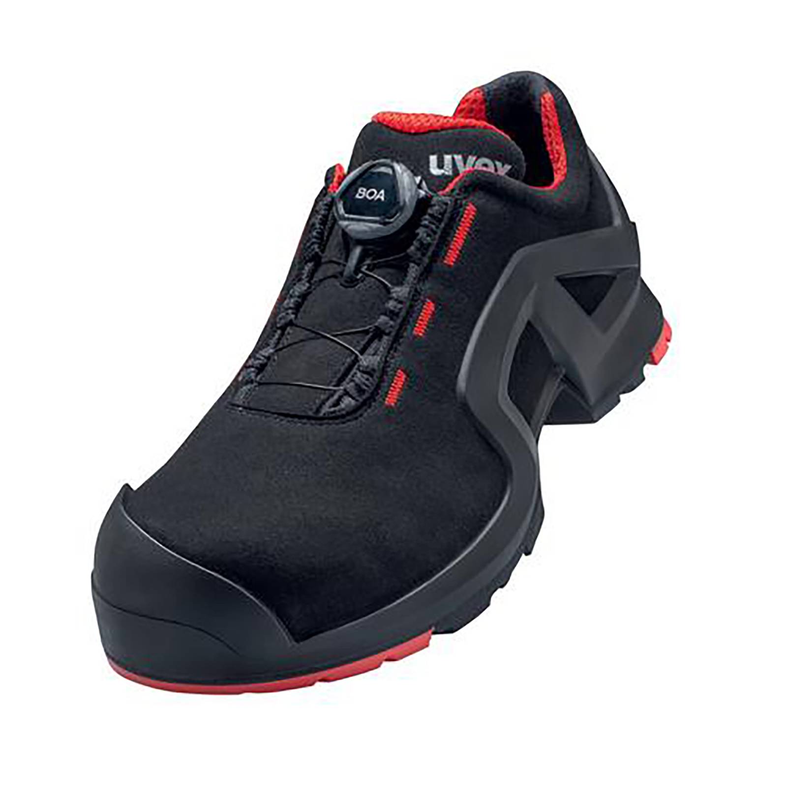 uvex 1 support Halbschuhe S3 schwarz, rot Weite 11 Gr. 46