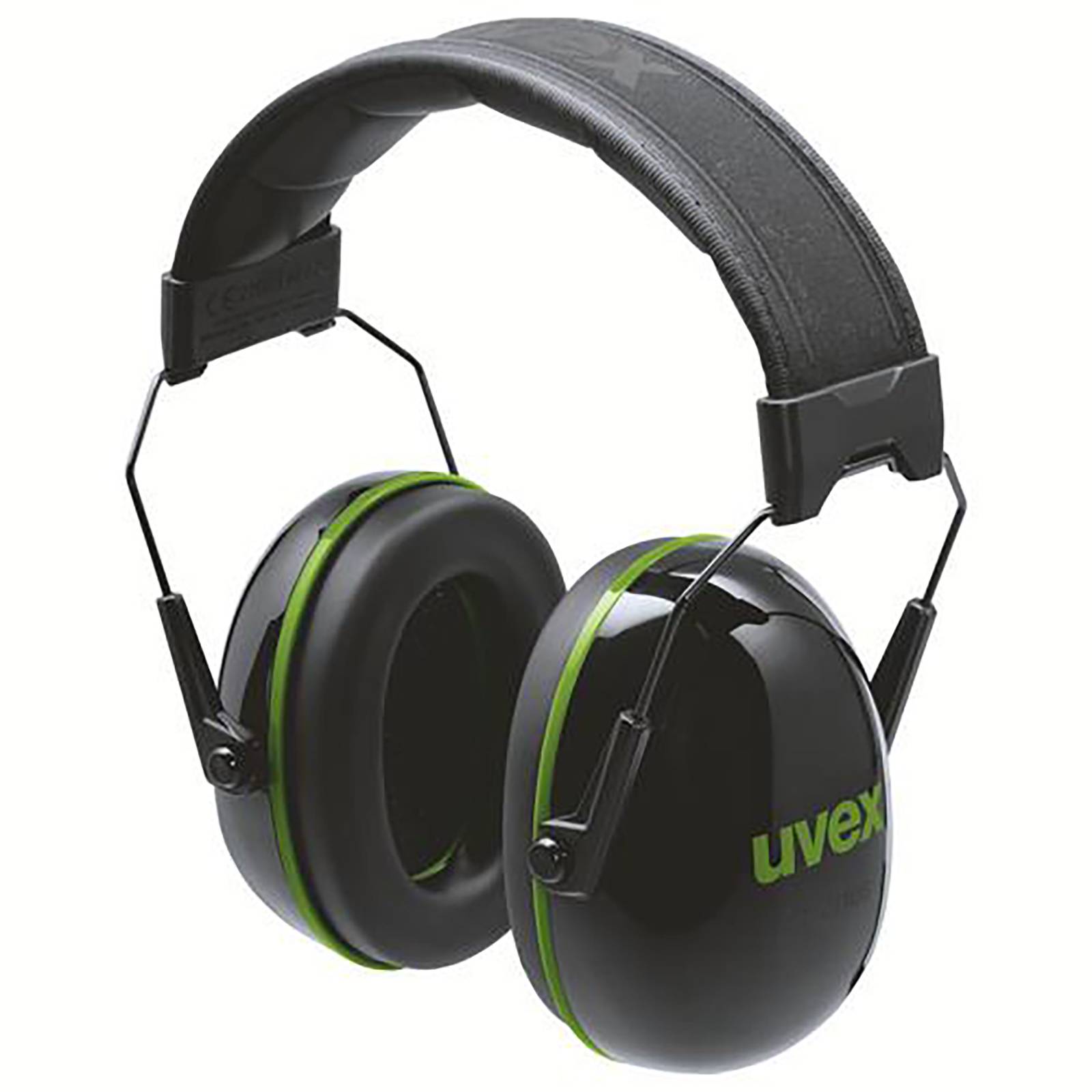 uvex Kapselgehörschutz K10 2630010 schwarz, grün SNR 30 dB Größe L, M, S