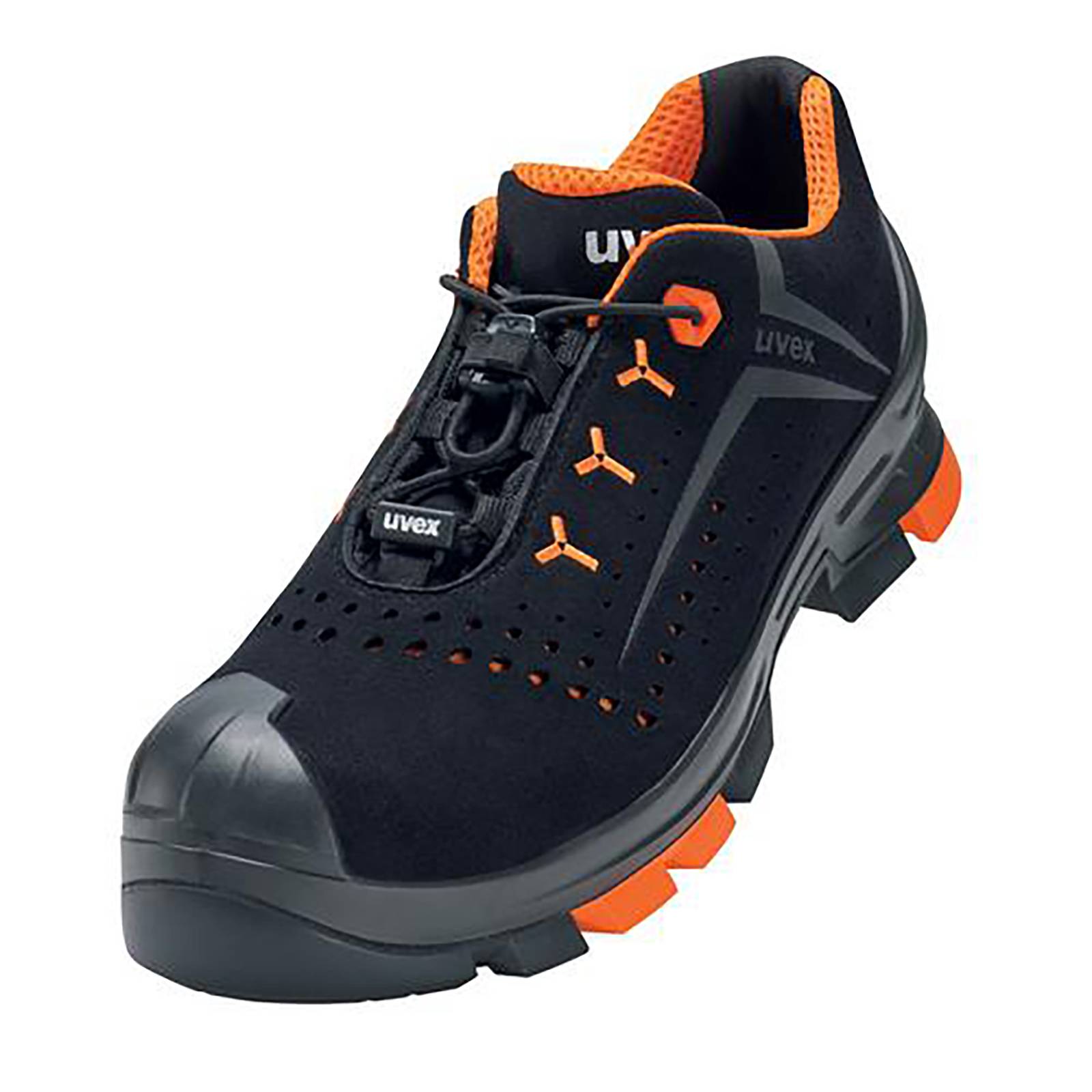 Uvex 6501445 2 Halbschuhe S1P 65014 schwarz, orange Weite 14 Größe 45