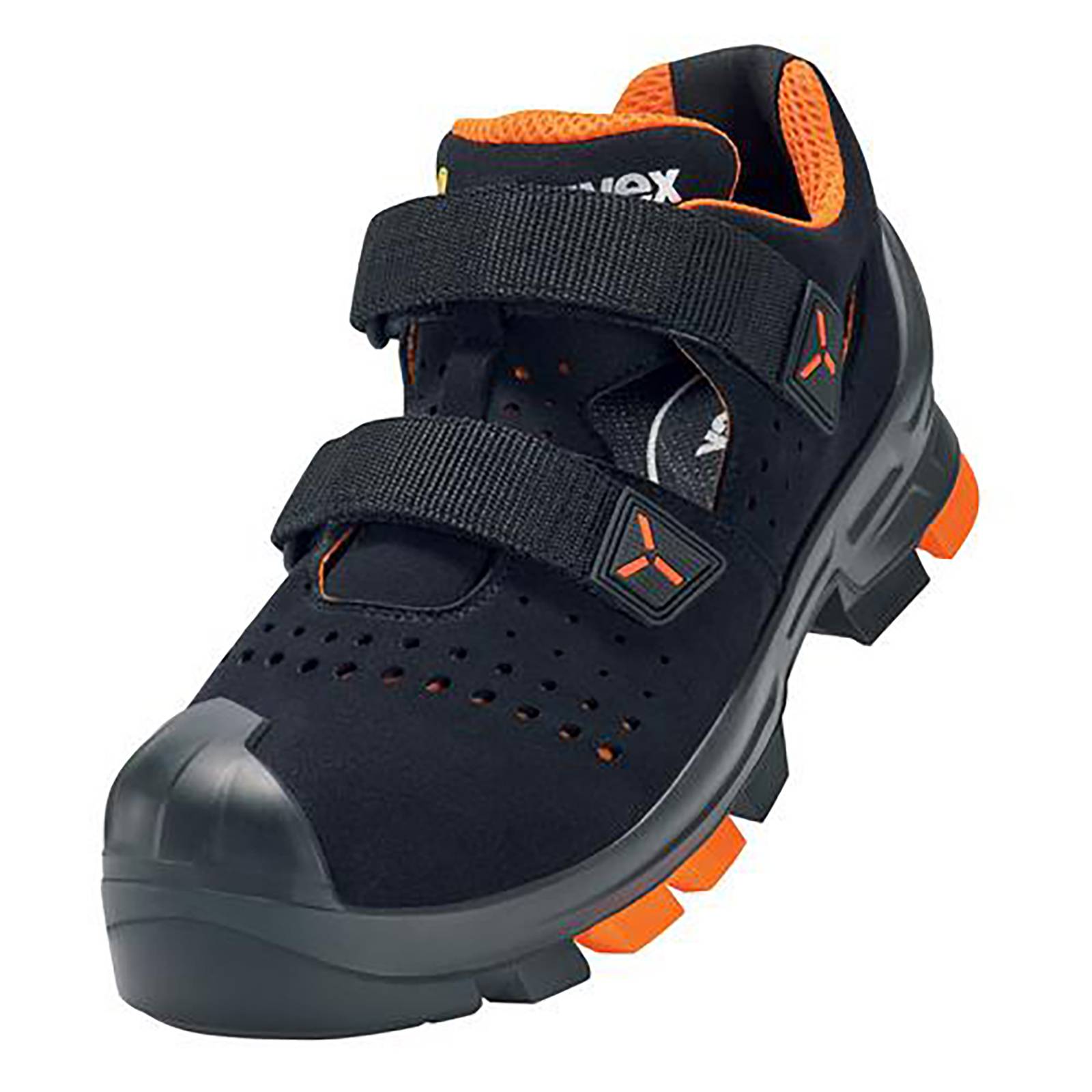 Uvex 6500447 2 Sandalen S1P 65004 schwarz, orange Weite 14 Größe 47