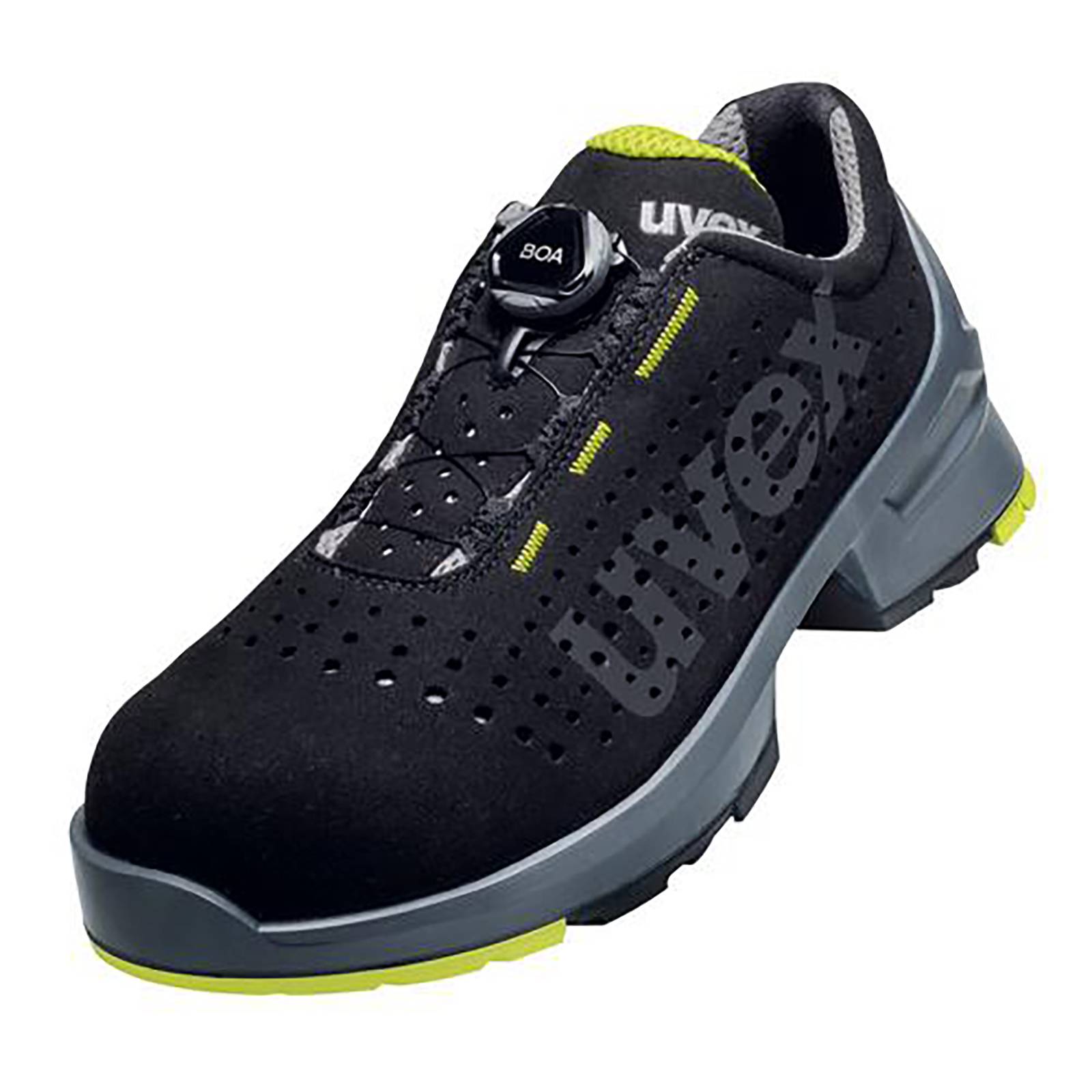 Uvex 6565839 1 Halbschuhe S1 65658 schwarz, gelb Weite 11 Größe 39