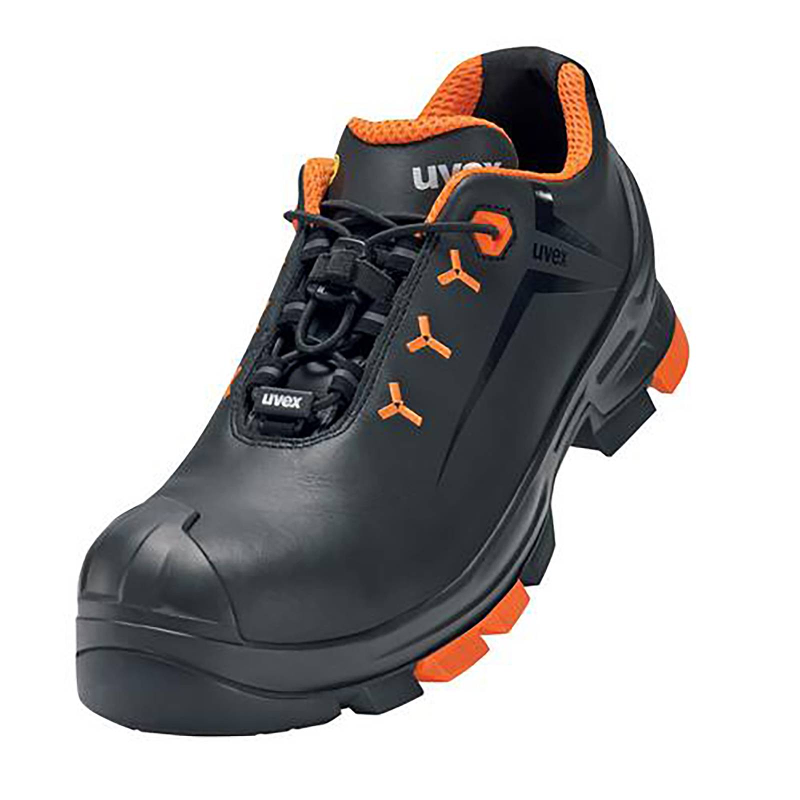uvex 2 Halbschuhe S3 schwarz, orange Weite 11 Gr. 45